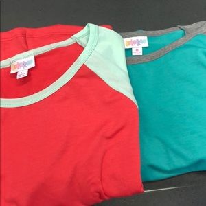 2 LuLaRoe Julia Dresses. 1 small 1 Large
